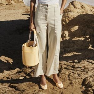 Rothy’s Daisy Yellow White Floral Printed Square Toe Flats Womens Size 9.5